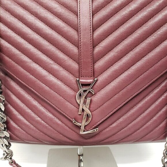 Yves Saint Laurent Large Matelasse Shoulder Bag 670-091225 - Picture 6 of 16